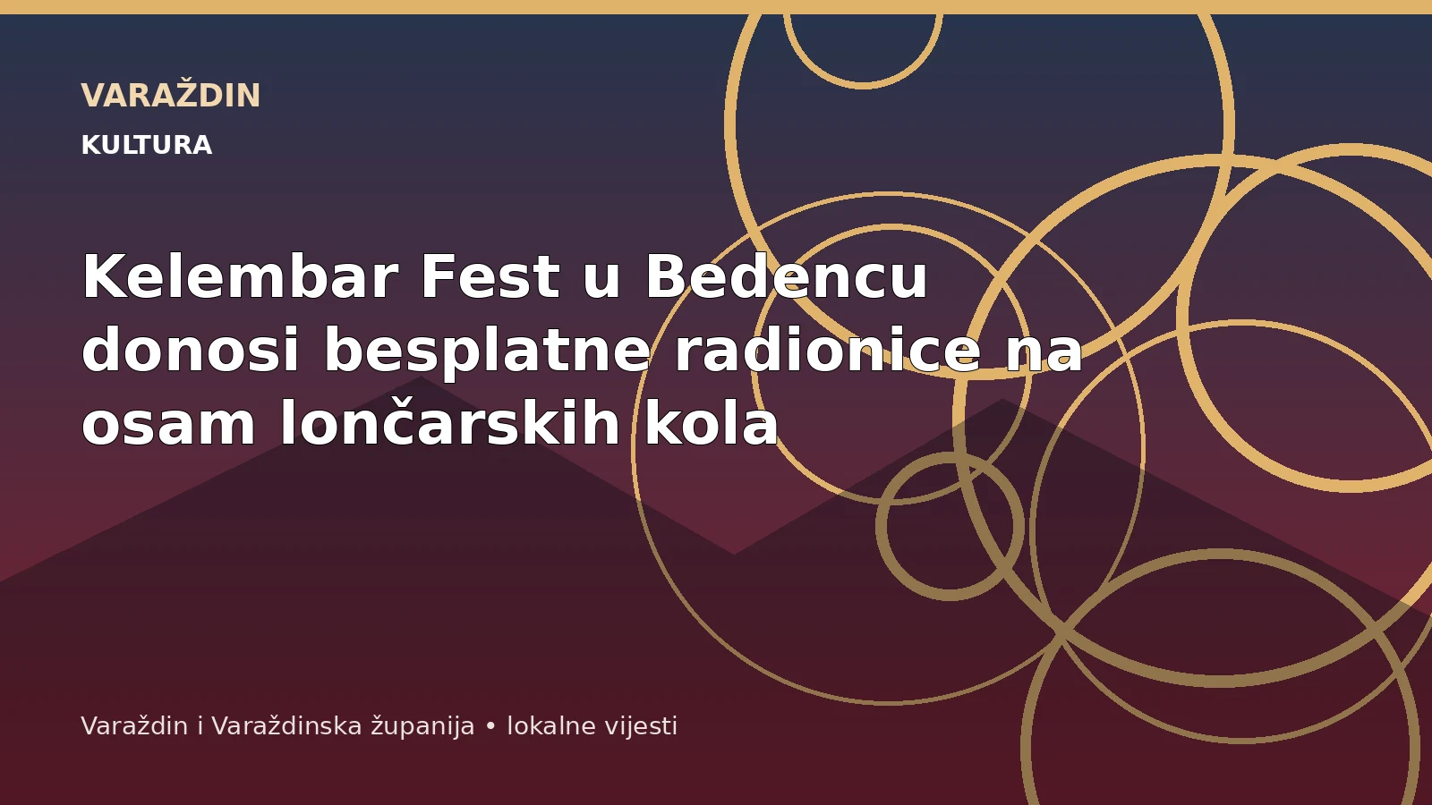 Kelembar Fest u Bedencu donosi besplatne radionice na osam lončarskih kola – Bedenec / Ivanec