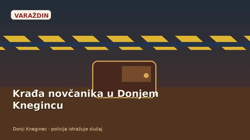 Novčanik na šanku ugostiteljskog objekta uz diskretan policijski motiv u pozadini
