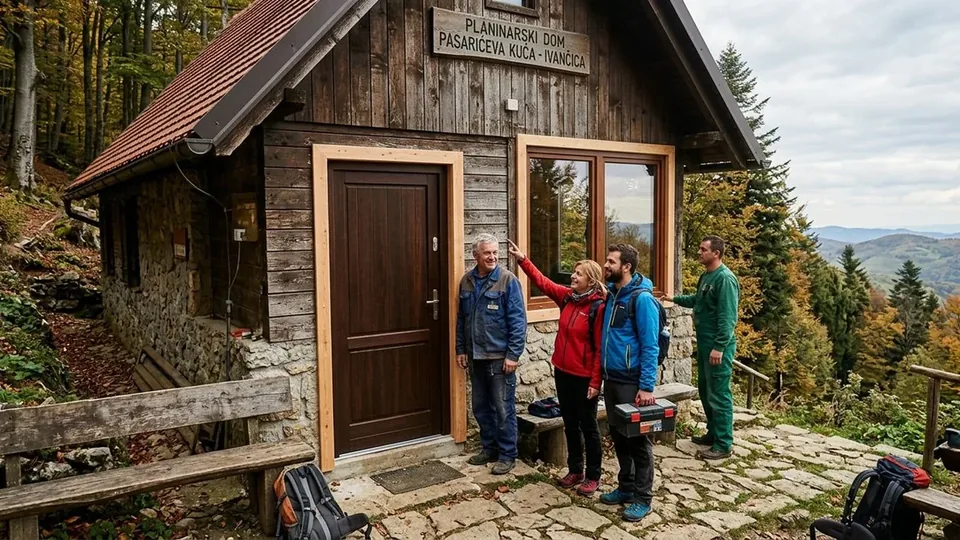 Planinarski dom na Ivančici dobio nova vrata i prozore, HPD Ivančica najavljuje nastavak radova – Varaždinska županija