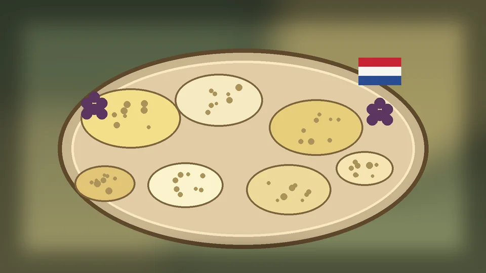 Ilustrativni prikaz raznovrsnih kozjih sireva na velikoj plati, uz motiv međunarodnog predstavljanja lokalnog OPG-a