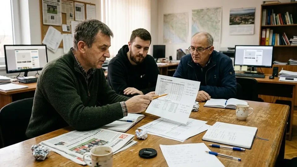 Urednička nogometna grafika za utakmice Ivančice i Podravine u Trećoj NL Sjever
