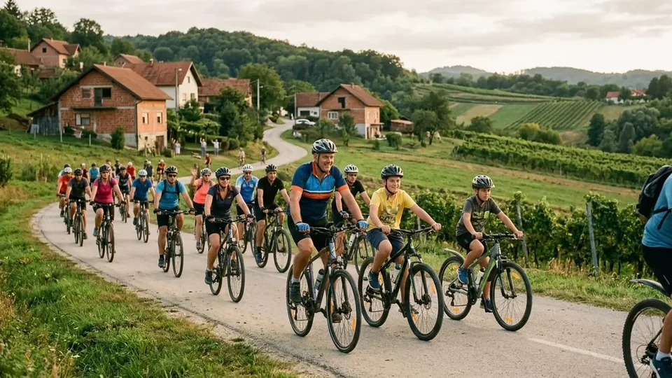 U nedjelju 15. biciklijada „Med skrajski bregi“: 30 kilometara kroz Salinovec, Klenovnik i Ivanec – Ivanec