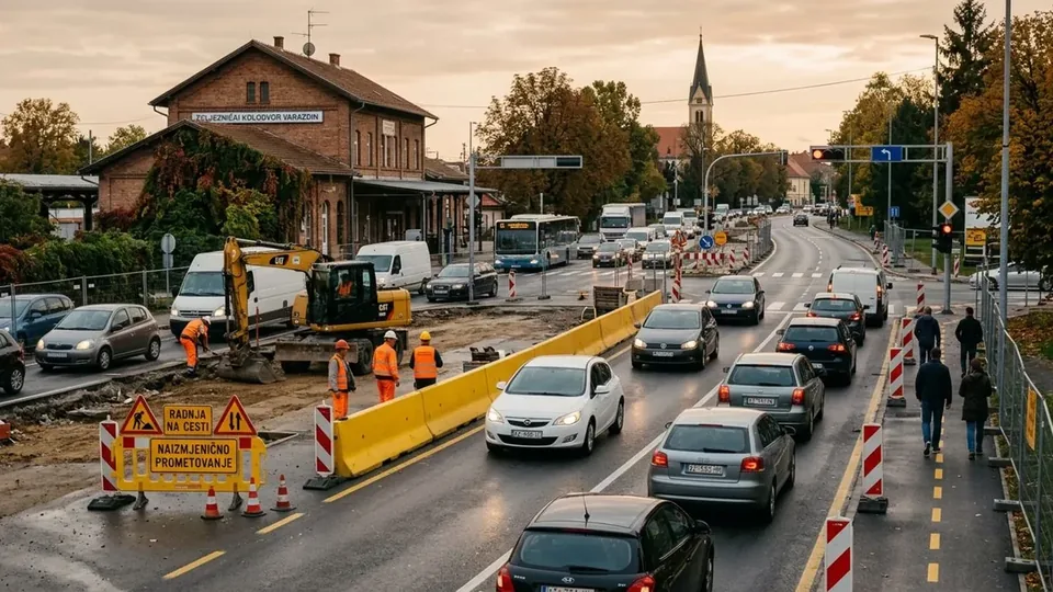 Varaždin ulazi u prometno zahtjevnu jesen: dvije lokacije s dugotrajnijom privremenom regulacijom – Varaždin i Varaždinska županija