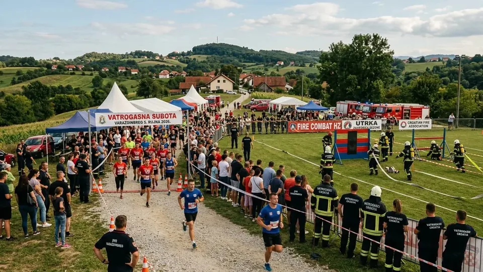 Vatrogasna subota na Varaždinbregu 5. rujna 2026. – vizual za utrku i Fire Combat
