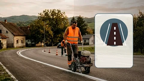 Urednička ilustracija asfaltiranja Ulice Augusta Šenoe u Domitrovcu na području Općine Vidovec