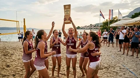 ŽOK Ivanec osvojio naslov prvaka Hrvatske U13 u odbojci na pijesku – Varaždinska županija